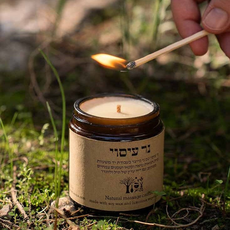 נר עיסוי טבעי