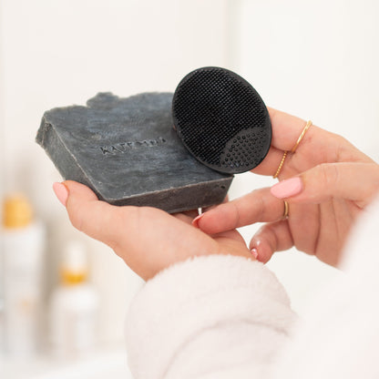 סבון פחם פעיל והמפ | Charcoal & Hemp Cleansing Bar - קטרינה - פריקפוא