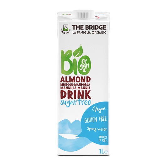 משקה שקדים אורגני ללא תוספת סוכר וללא גלוטן | דה ברידג - The Bridge Bio - פריקפוא