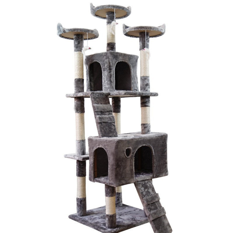 מתקן גירוד ענק מפואר לחתולים בעל 5 קומות - Feed My Pet - פריקפוא
