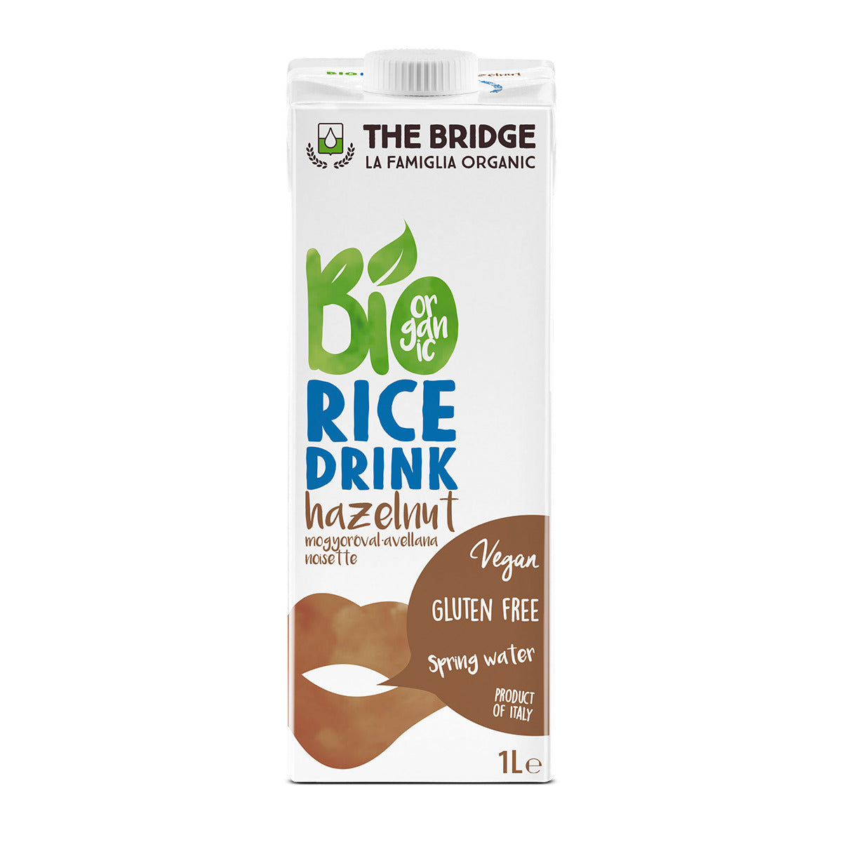 משקה אורז ואגוזי לוז אורגני | דה ברידג - The Bridge Bio - פריקפוא