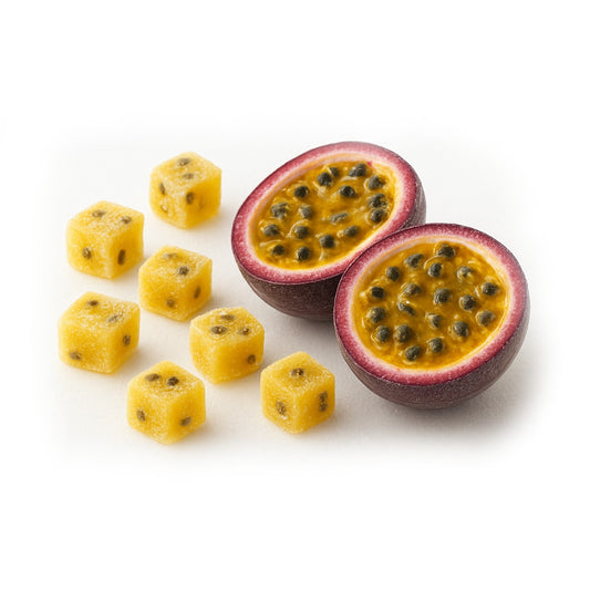 קוביות מחית פסיפלורה קפואה - פריקפוא - פריקפוא