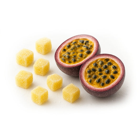 מחית קוביות פסיפלורה ללא גרעינים מוקפאת - פריקפוא - פריקפוא