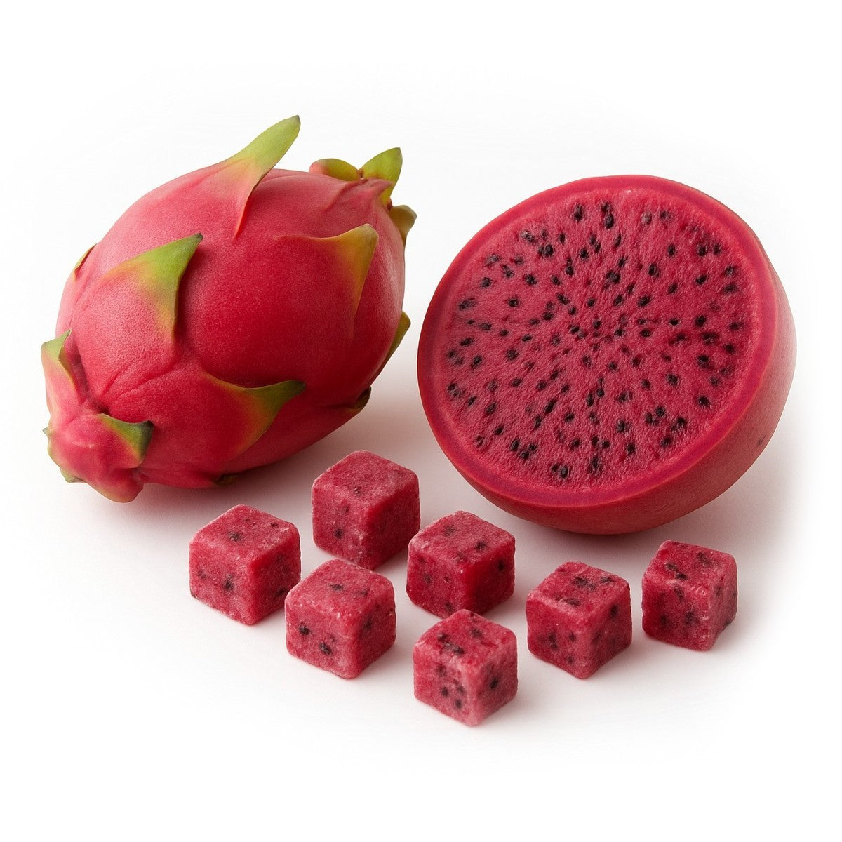 קוביות פיטאיה אדומה קפואה - פריקפוא - פריקפוא