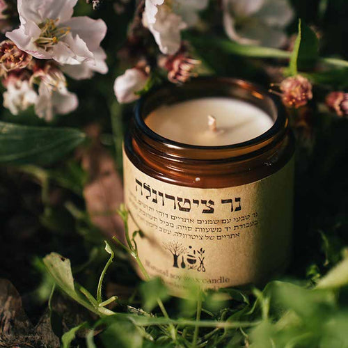 נר סויה ציטרונלה - עץ החיים - פריקפוא
