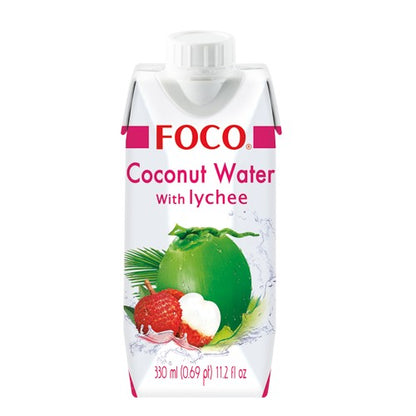 מי קוקוס בטעם ליצ׳י | פוקו - Foco - פריקפוא