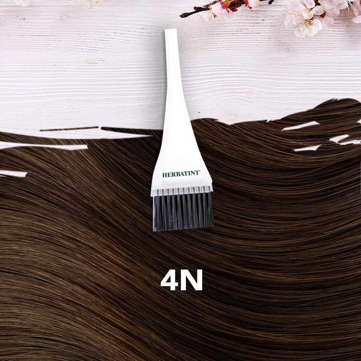 צבע טבעי לשיער גוון חום ערמוני 4N | הרבטינט - Herbatint - פריקפוא