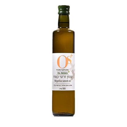 שמן זרעי קצח בכבישה קרה 500 מ"ל | Black Seed Oil - Os+ Pure Nature - פריקפוא