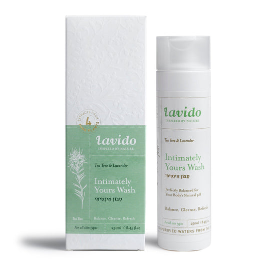 סבון אינטימי - עץ התה ולבנדר | לבידו - Lavido - פריקפוא
