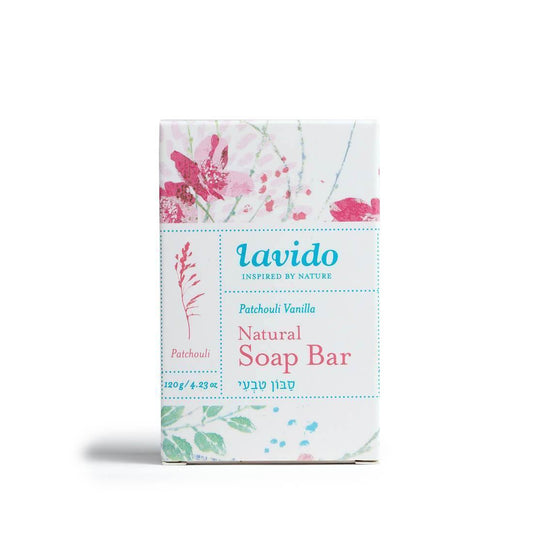 סבון טבעי - פטשולי וניל | לבידו - Lavido - פריקפוא