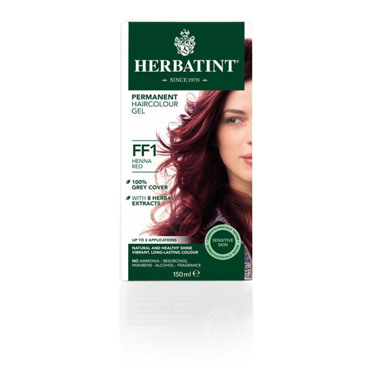 צבע טבעי לשיער גוון חינה אדומה 1FF | הרבטינט - Herbatint - פריקפוא