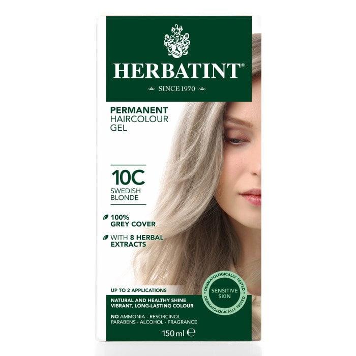צבע טבעי לשיער גוון בלונד מוזהב כהה 10C | הרבטינט - Herbatint - פריקפוא