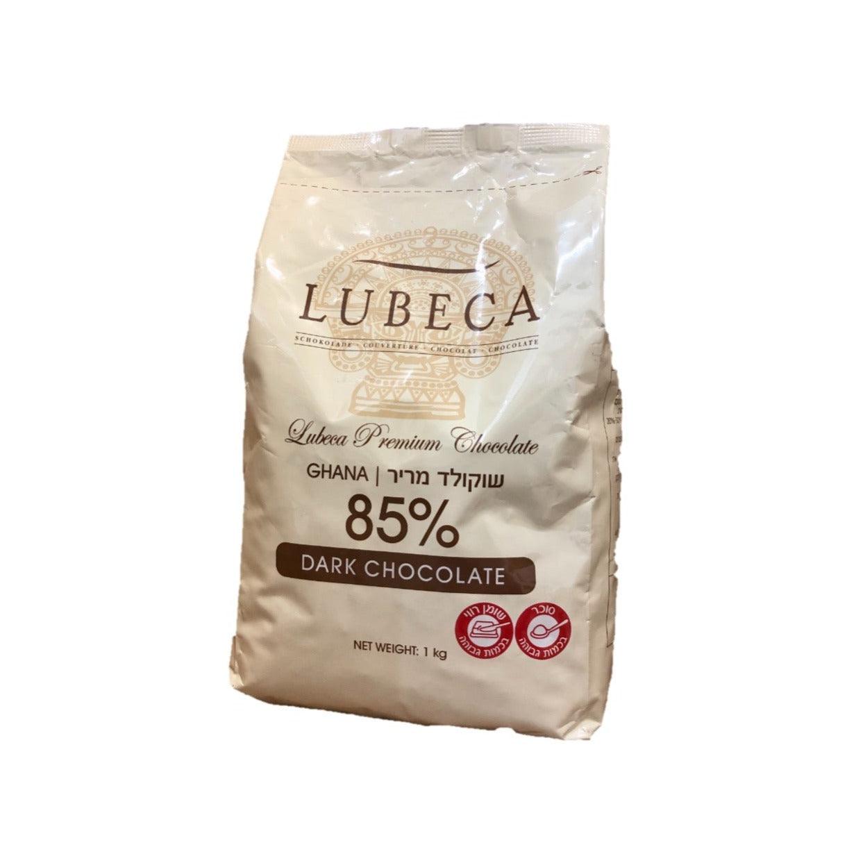 שוקולד צ׳יפס מריר מטבעות 85% GHANA CHIPS 1 ק"ג | לובקה - Lubeca - פריקפוא