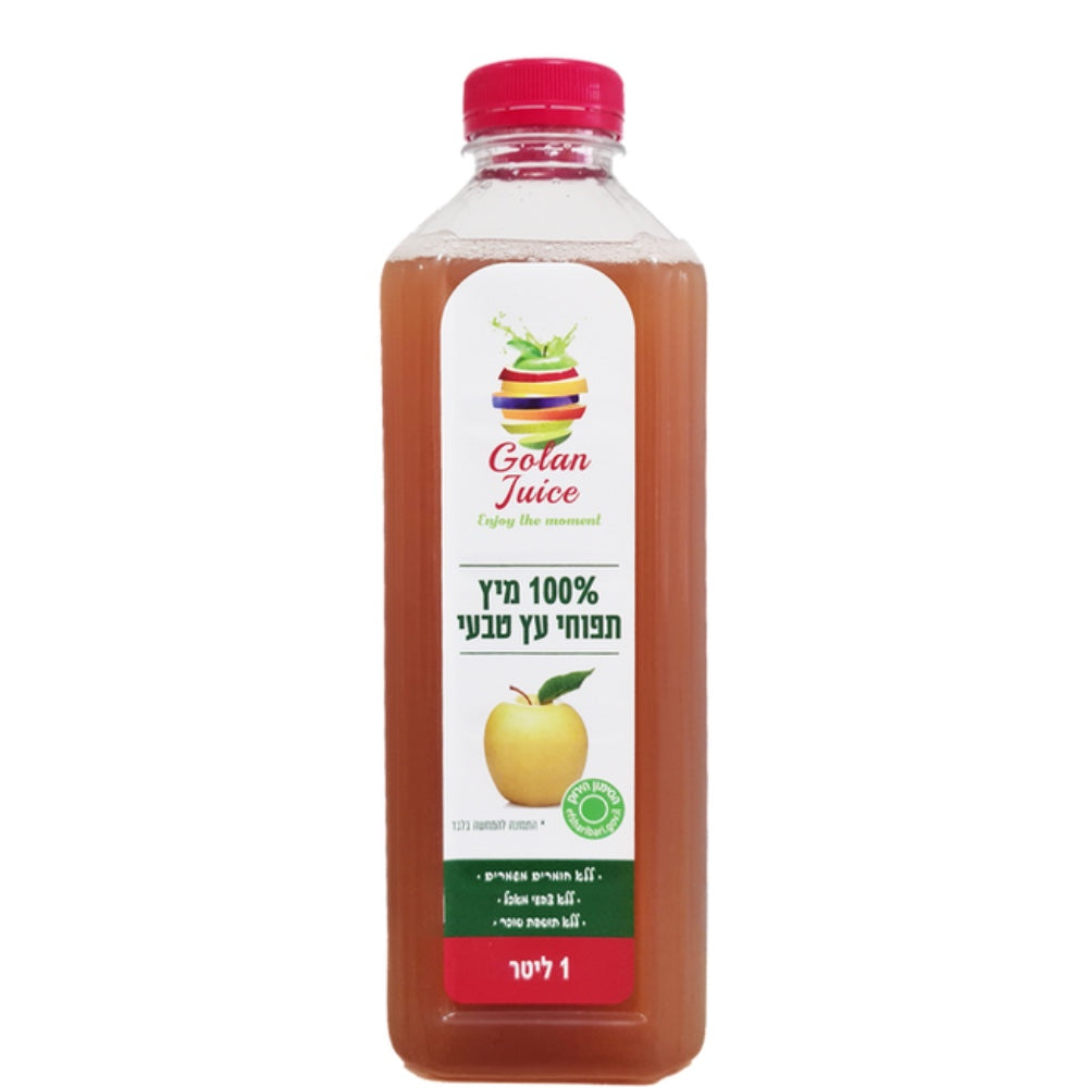 מיץ תפוח עץ טבעי 100% קפוא - מיץ הגולן - פריקפוא