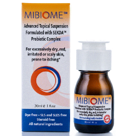 מיביום | תרחיף פסו טיפולי לאיזון והרגעת העור 30 מ״ל - Mibiome - פריקפוא