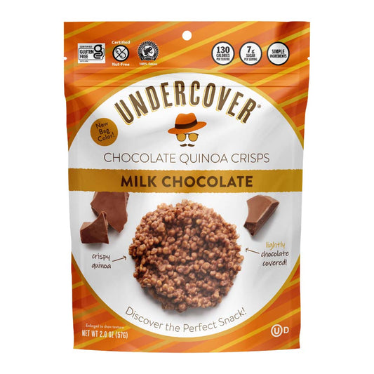 חטיף קינואה מצופה שוקולד חלב - Undercover - פריקפוא