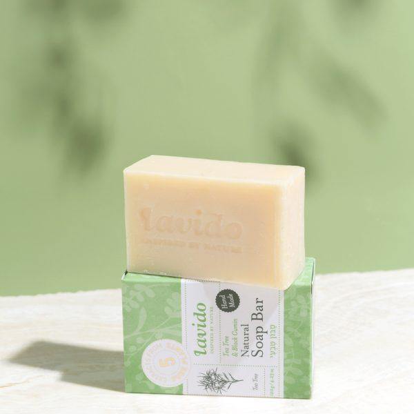סבון טבעי - עץ התה וקצח | לבידו - Lavido - פריקפוא